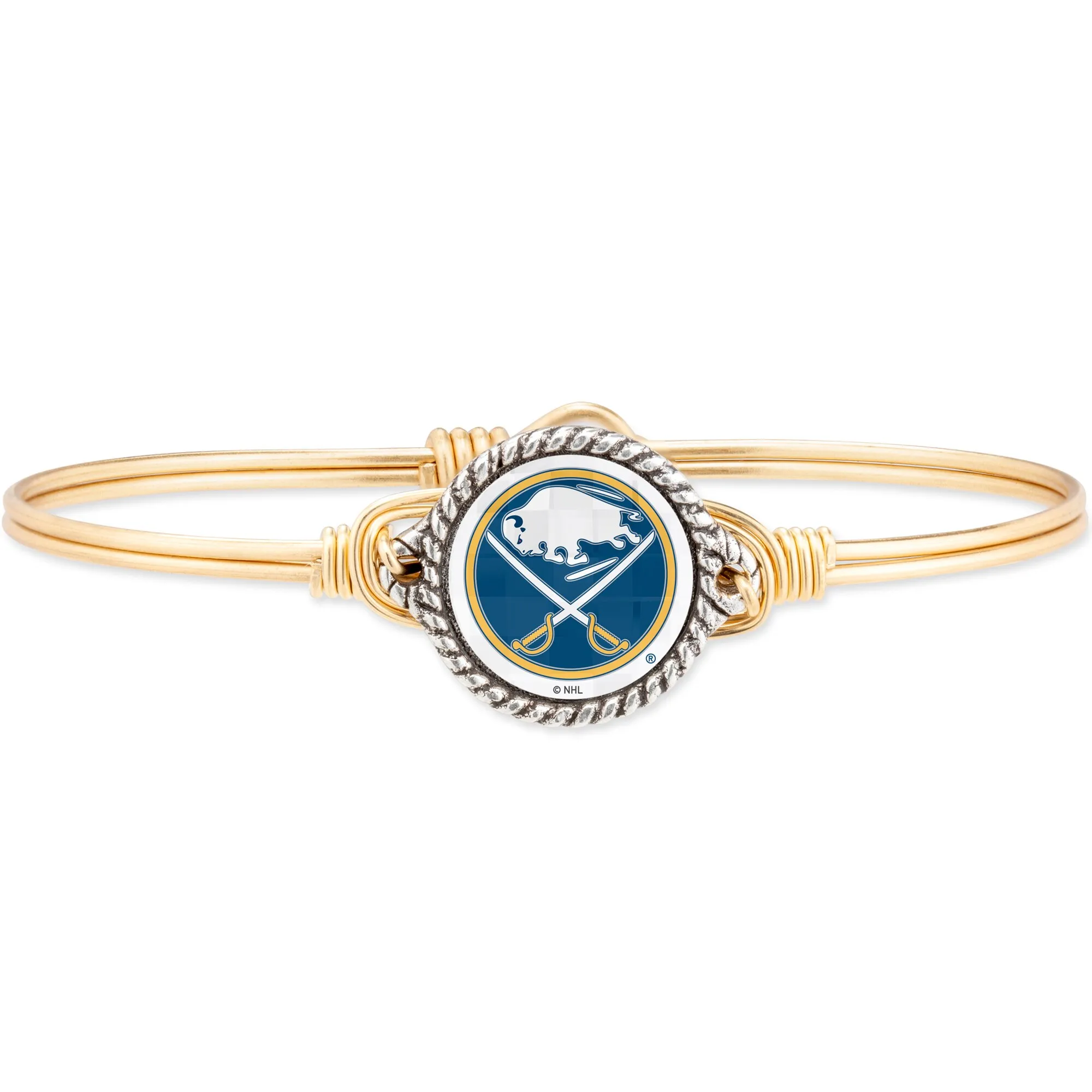 Women's Buffalo Sabres Luca + Danni Brass Tone Bangle Bracelet