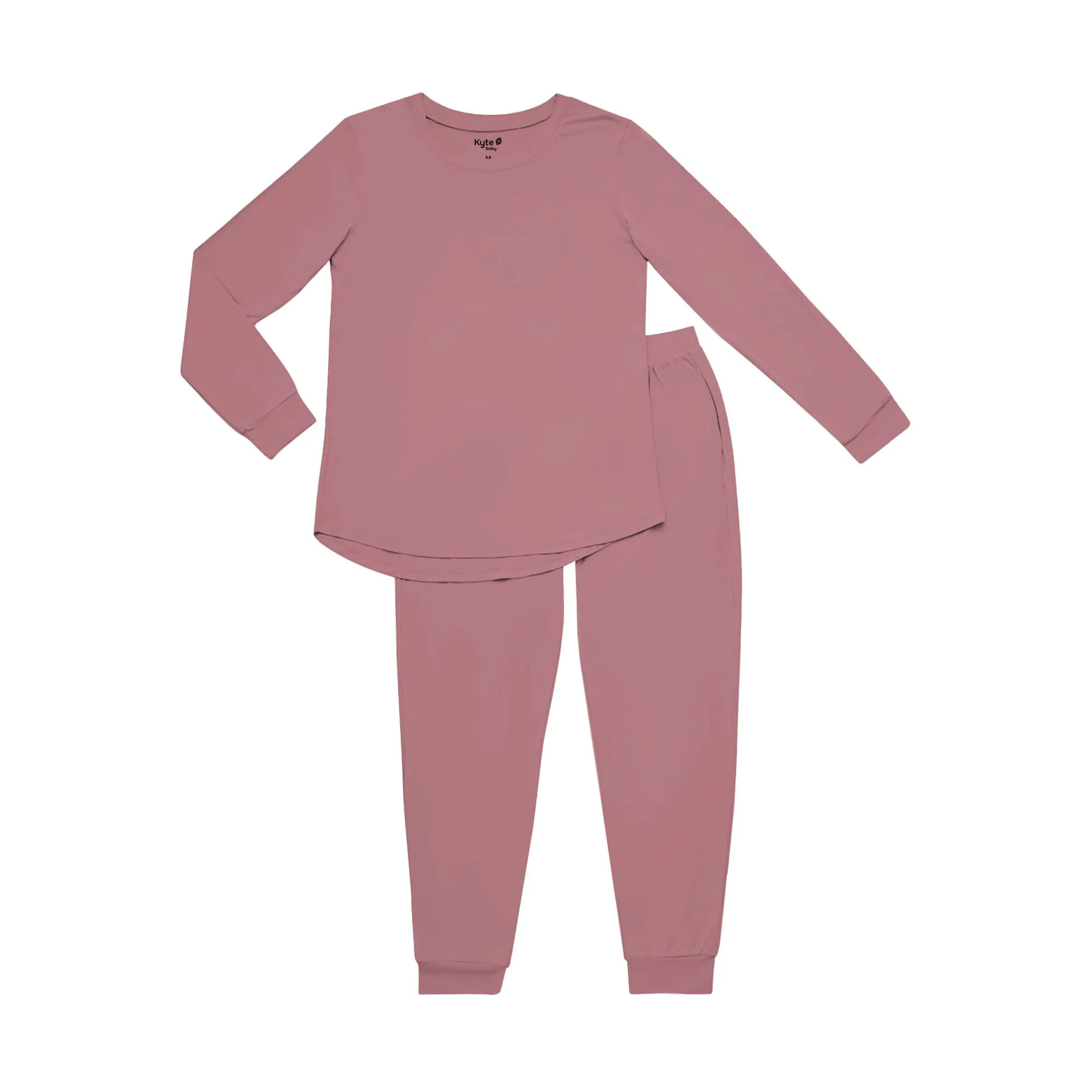 Women's Jogger Pajama Set in Dusty Rose