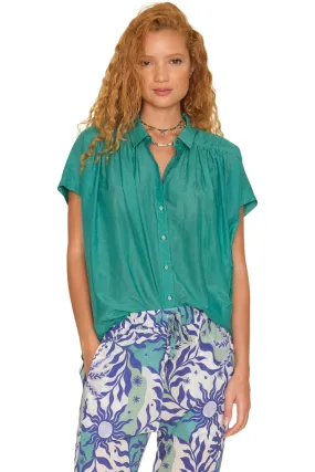 Xirena Paxton Shirt in Bermuda Sea