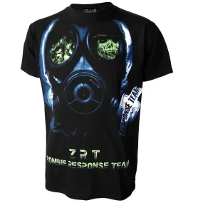 Zombie Face Mask Men's T-Shirt Black